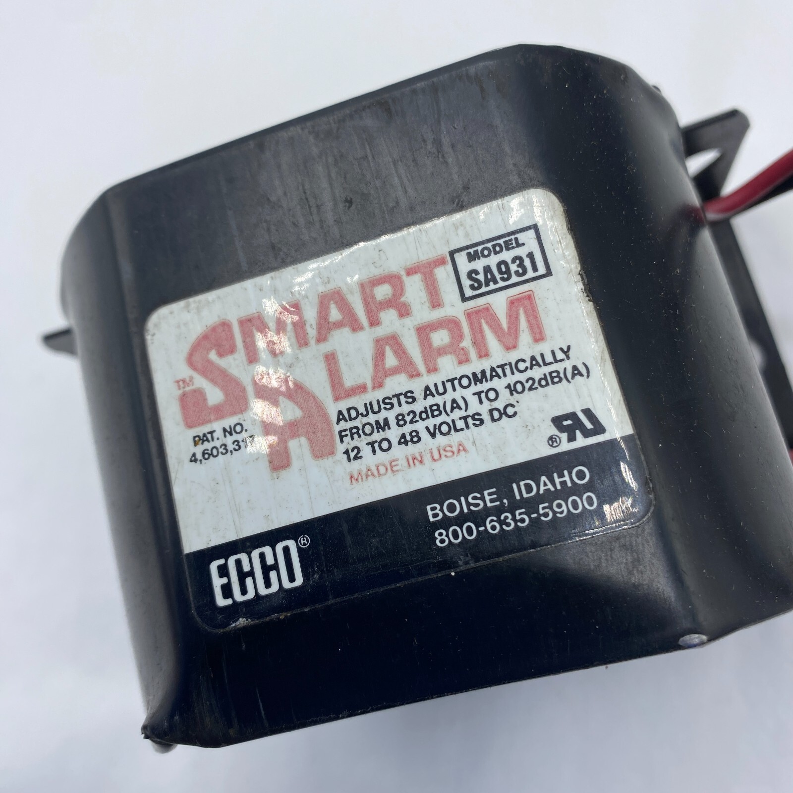 ECCO 107dB 12-36VDC Surface Mount Alarm (630N)🔔