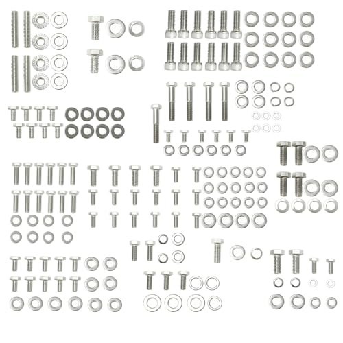 Stainless Steel Hex Bolt Kit for Small Block Chevy 265 283 302 305 327 350 – 211