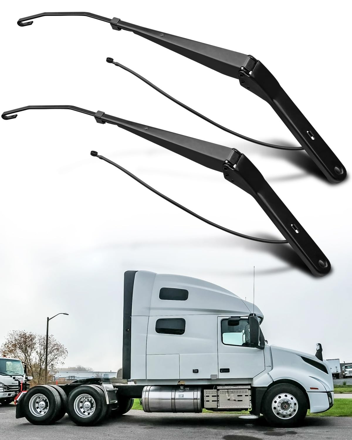 Volvo VNL 20 Front Windshield Wiper Arms 602-5420 2 Pcs Replacement Wiper Arm