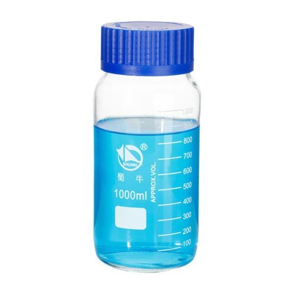 Lab Essentials: Temperature Resistant 250ml-5000ml Reagent Bottles w/ GL80 Cap