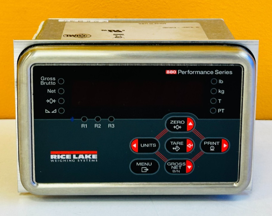 Rice Lake 880-2D (177987/01) 9-36 VDC, Weight Indicator / Controller. Tested!
