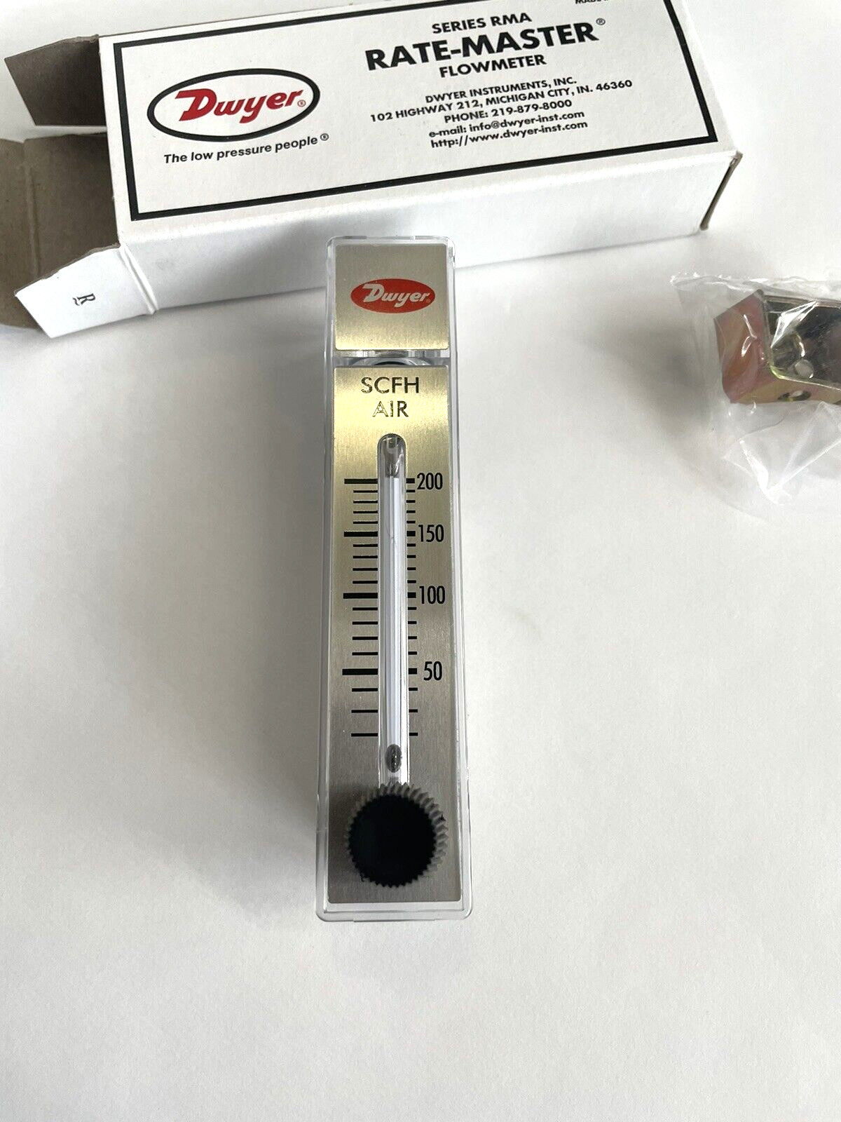Dwyer Rate-Master Flowmeter RMA-10-SSV -Unused/Original Box-