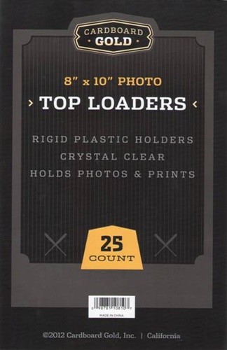 25 8×10 Ultra Premium CBG Pro Topload Toploaders Hard Rigid Photo Holders