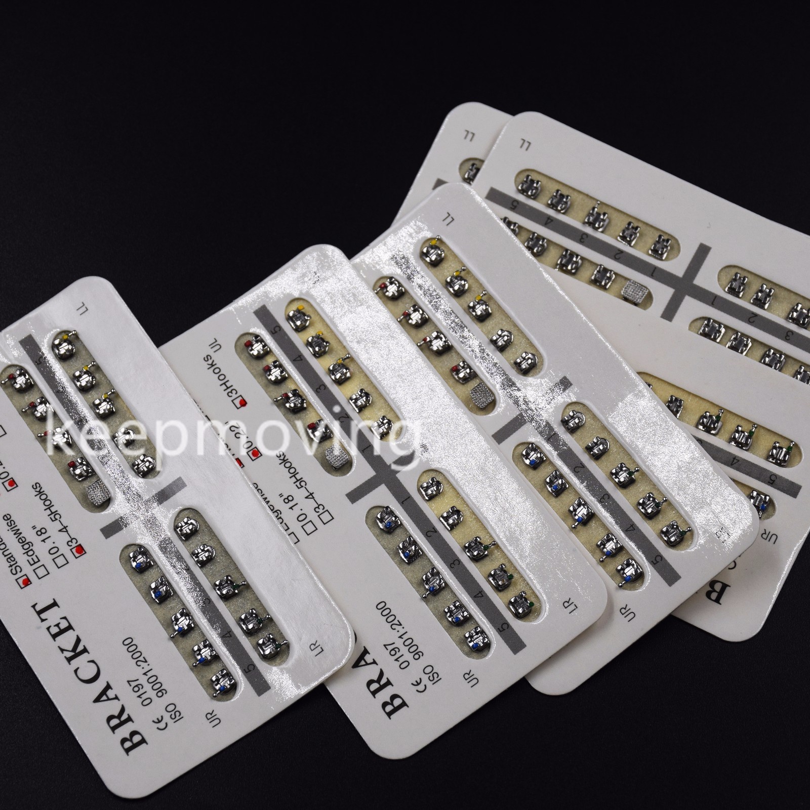 018/022 Dental Orthodontic Bracket Braces Mini Standard Roth MBT Edgewise 3/345H