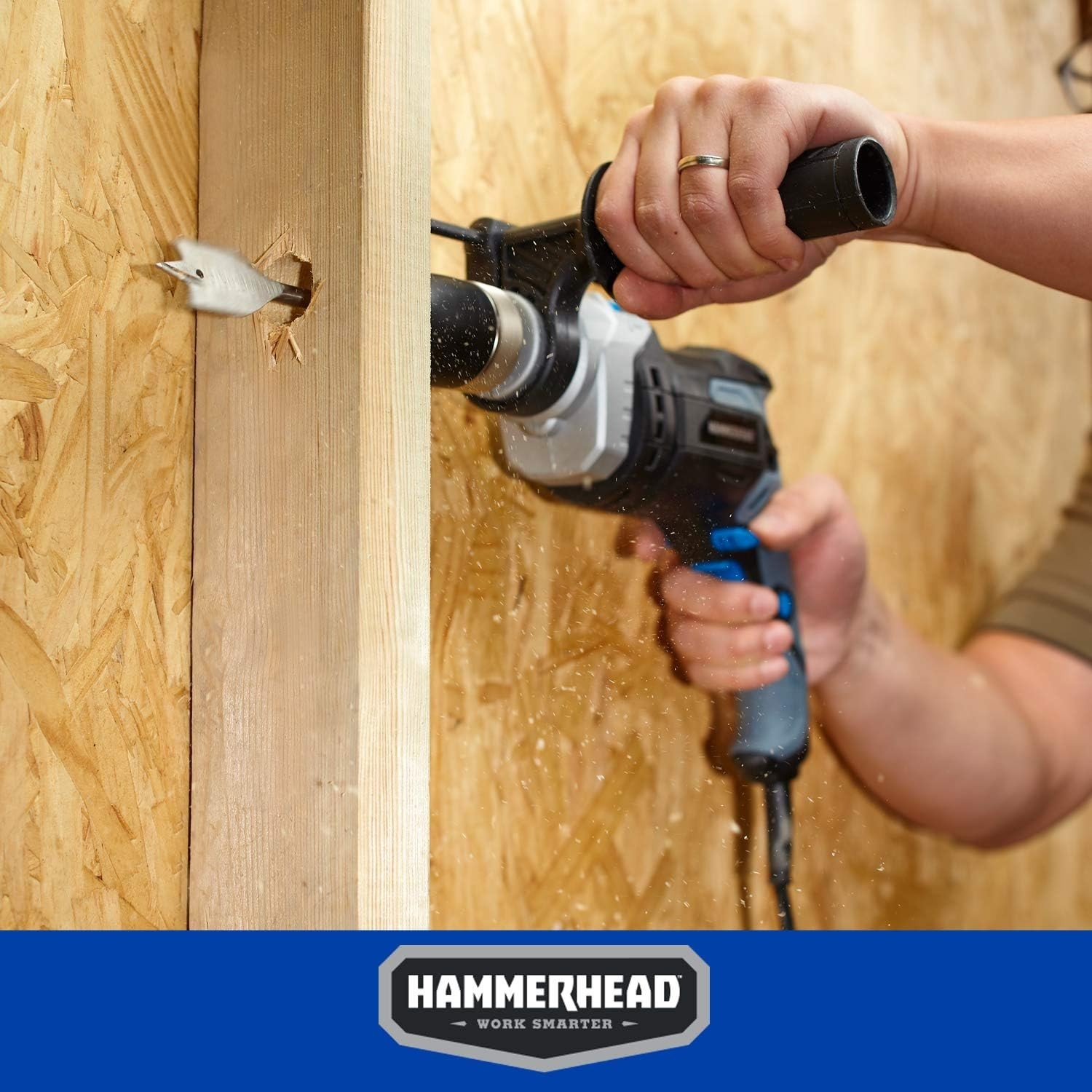 Multi-Function 1/2 Inch Hammer Drill – 7.5A Power & Variable Speed Control