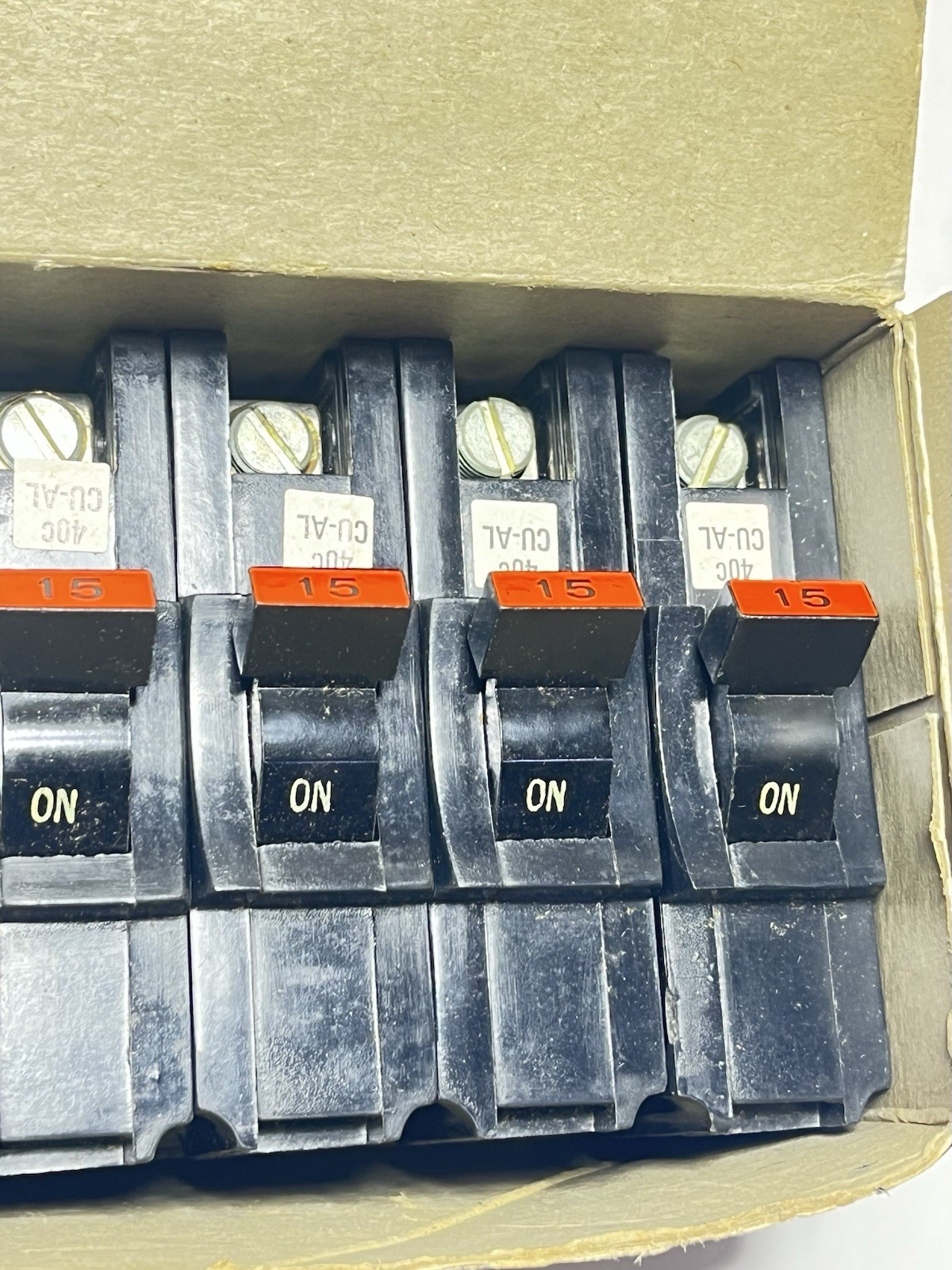 10 FPE Stab Lok 15 Amp Circuit Breakers NA new