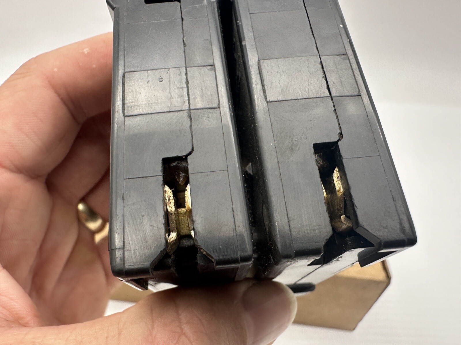 Square D HOM263 HOM 263 Plug-in Mount Circuit Breaker 50 Amp 120/240V EUC
