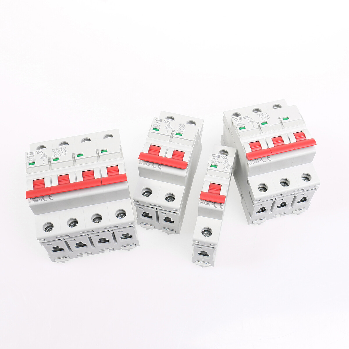 GEYA AC MCB Mini Circuit Breaker 2Pole 4.5kA 6/10/16/25/32/40/50/63A 110/120V