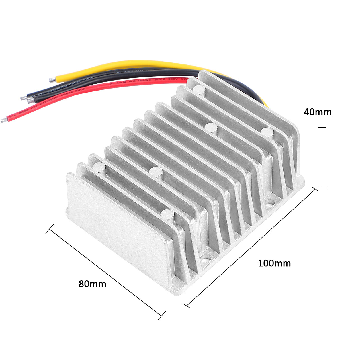 DC 48V to DC 12V 30A 360W Voltage Converter Golf Cart Power Regulator Waterproof