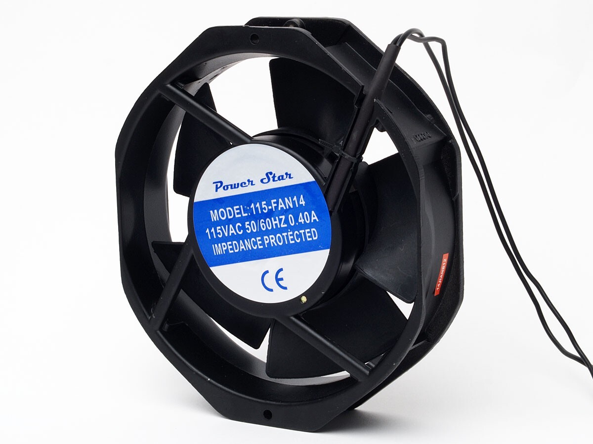 Power Star Fan Axial 115V 6″ Inch 150x38mm Metal Case Casing 115 V Volt 150mm
