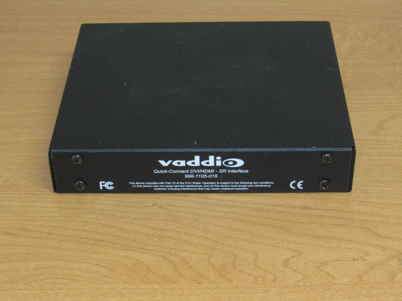 Vaddio Roboshot 30 HD PTZ Camera & Quick-Connect DVI Unit for Parts/Repair
