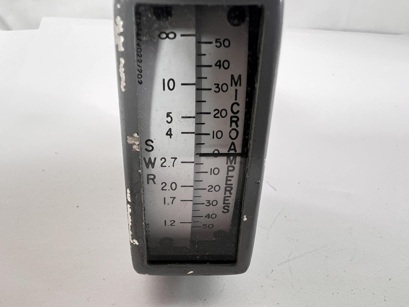 Vintage Analog SWR Microamperes Panel Meter Gauge 458-0815-010 AEM7349