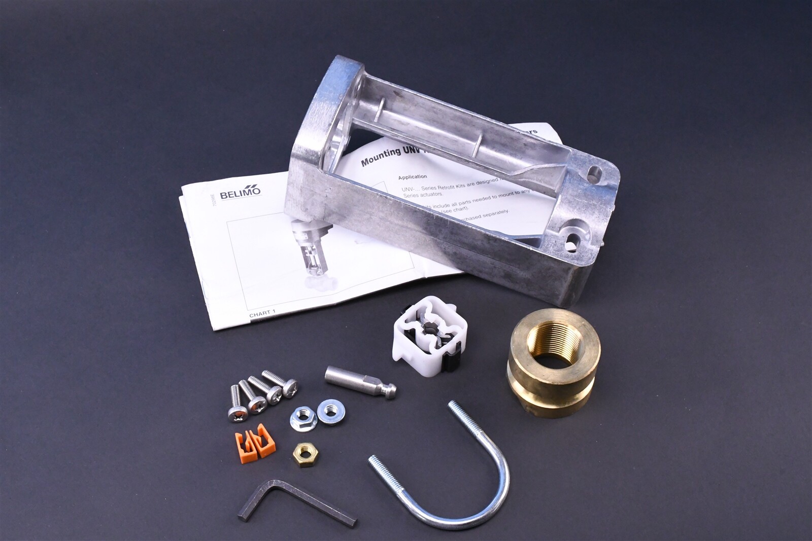 Belimo UNV-005 Globe Valve Retrofit Linkage Kit- for Siemens Landis
