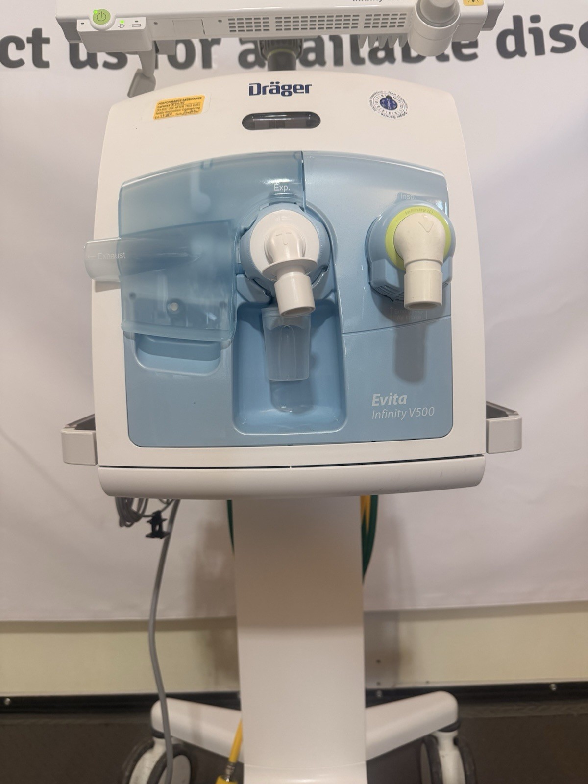 2020 Draeger Infinity V500 Adult, Pediatric & Neonate (zero Operational Hours)