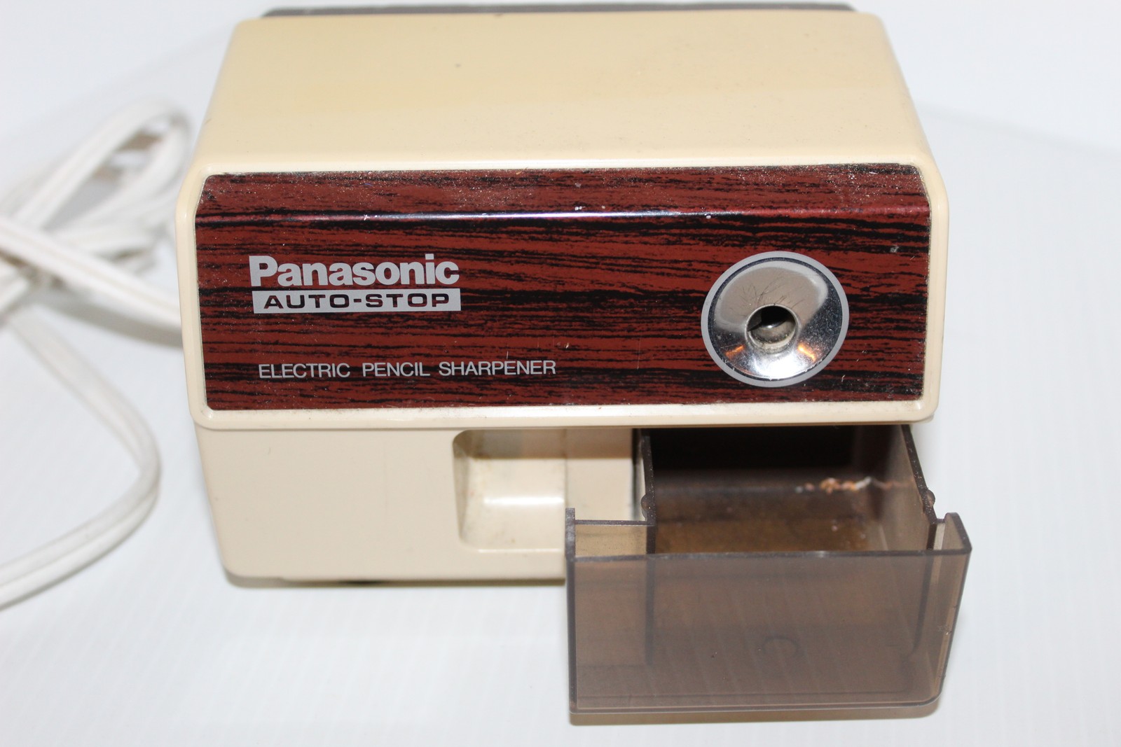 Vintage Panasonic AUTO-STOP Electric Pencil Sharpener KP-110 Made in Japan