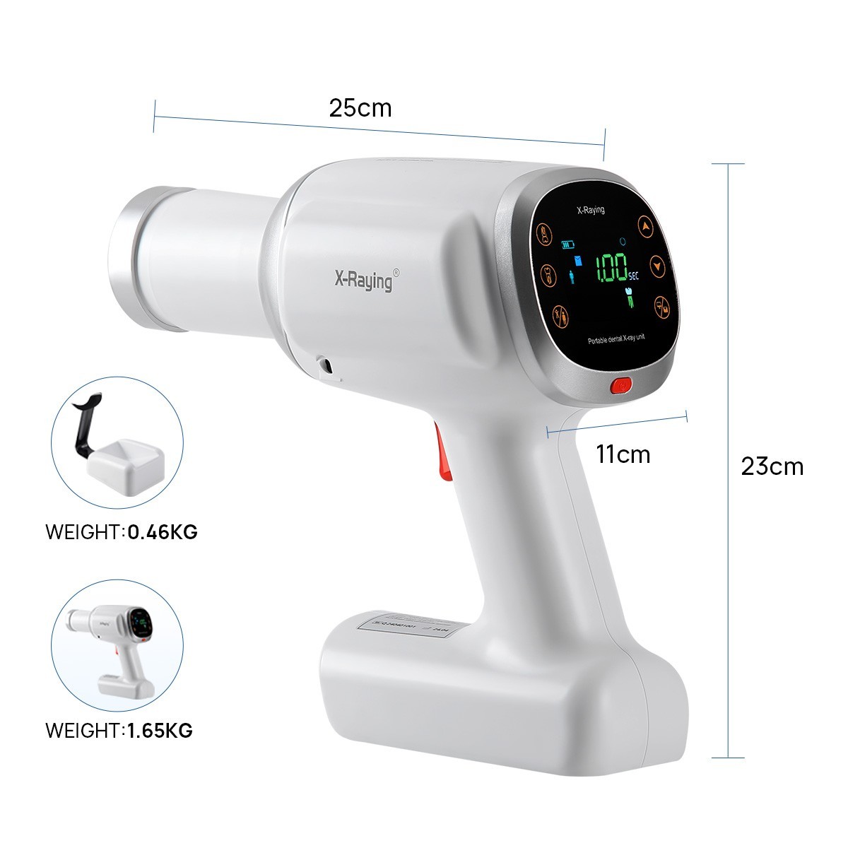 1 pc Dental Scatter Shield Ring Protective for Ray-500+Portable X-ray Machine
