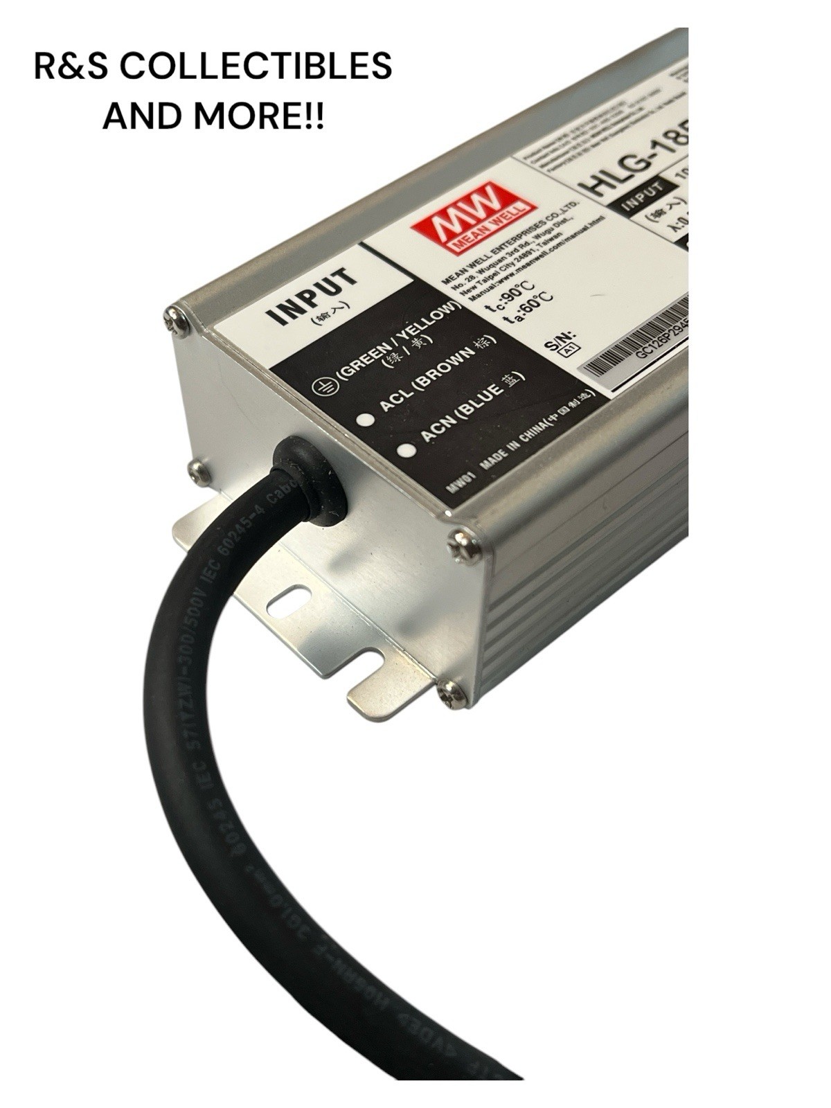 MEAN WELL HLG-185H-24 185H 24V 7.8A POWER SUPPLY NEW WITH BOX