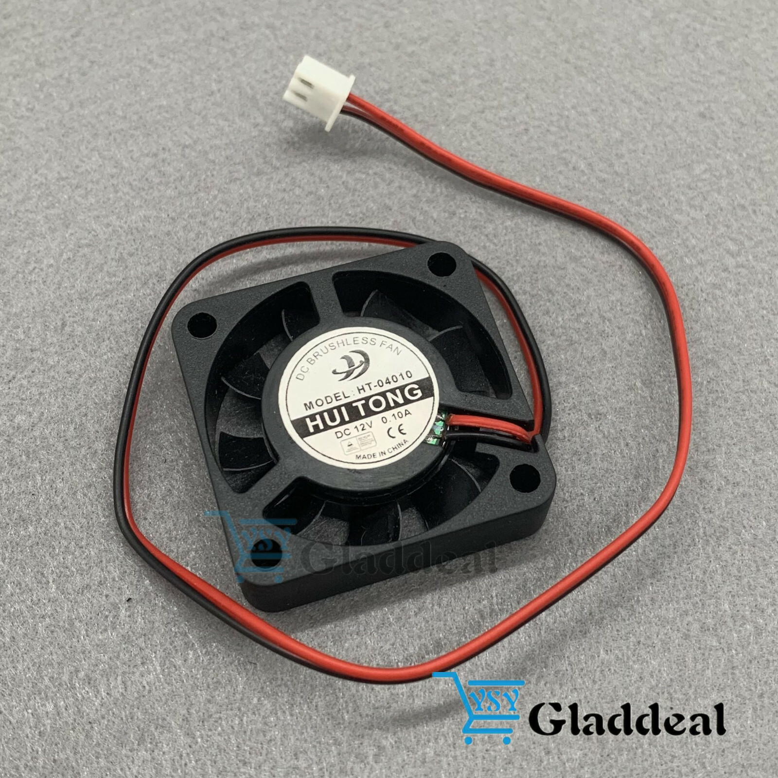 New HUI TONG HT-04010D12M HT04010D12M Cooling Fan 12V 0.08A 4CM 2-wire USA Fast