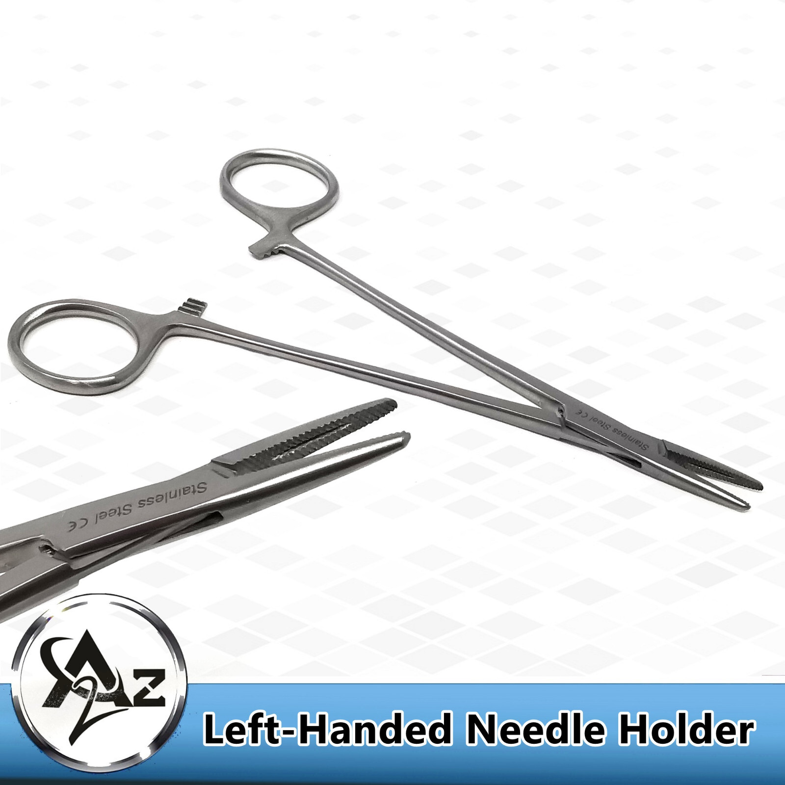 Left Handed Needle Holder Mayo Hegar 6″ Driver Suture Dental Surgical Veterinary