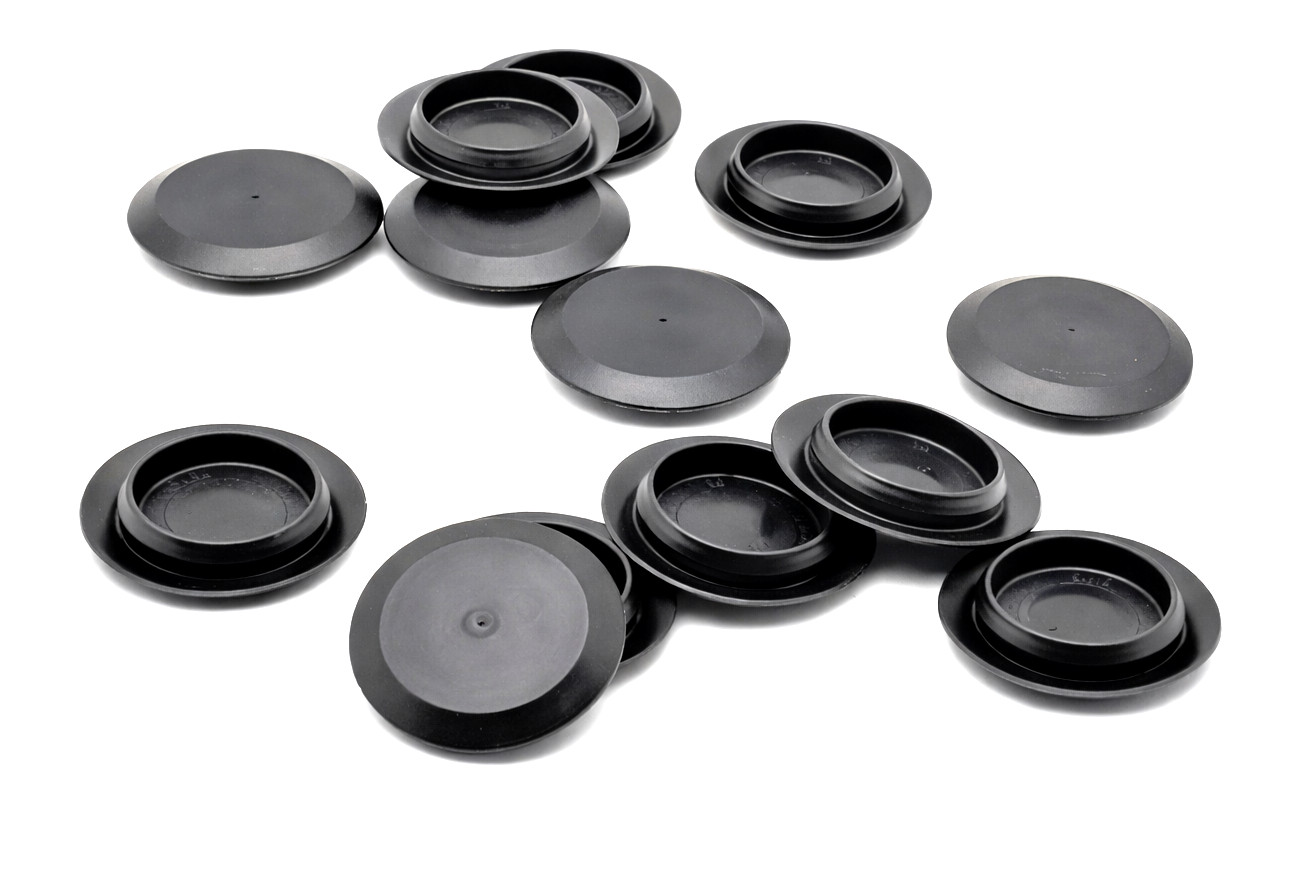 Auto Body Snap-In Hole Plugs Choose Size PE Flush Panel Covers Firewall MRO