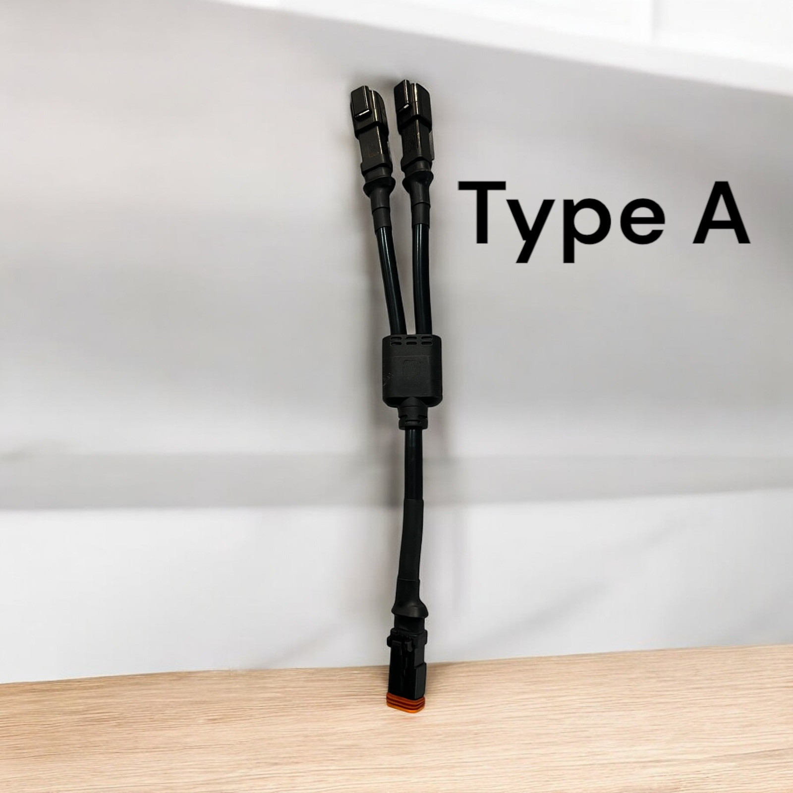 IP67 Y-type Waterproof Black DT Connector 2Pin Male and Female Splitter Deutsch