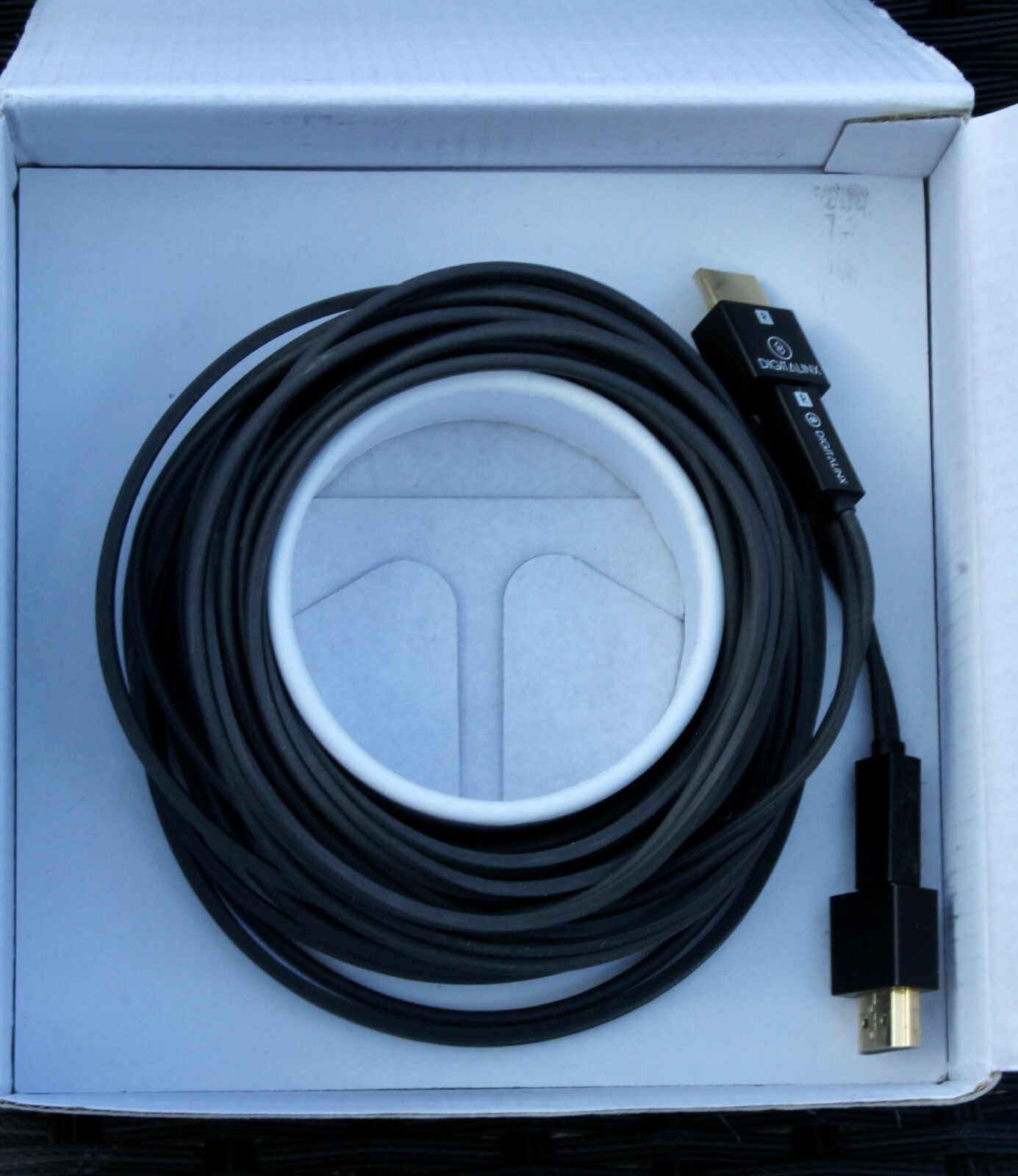 Digital Linx Active Fiber Optical Hybrid Cable DL-HFC-025F 25ft HDMI & USB Heads