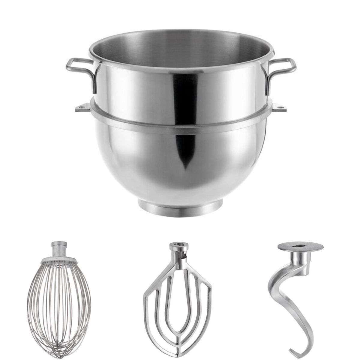 Fits Hobart H600 P660 60 Qt Mixer Mixing Bowl Dough Hook Wire Whip Flat Beater