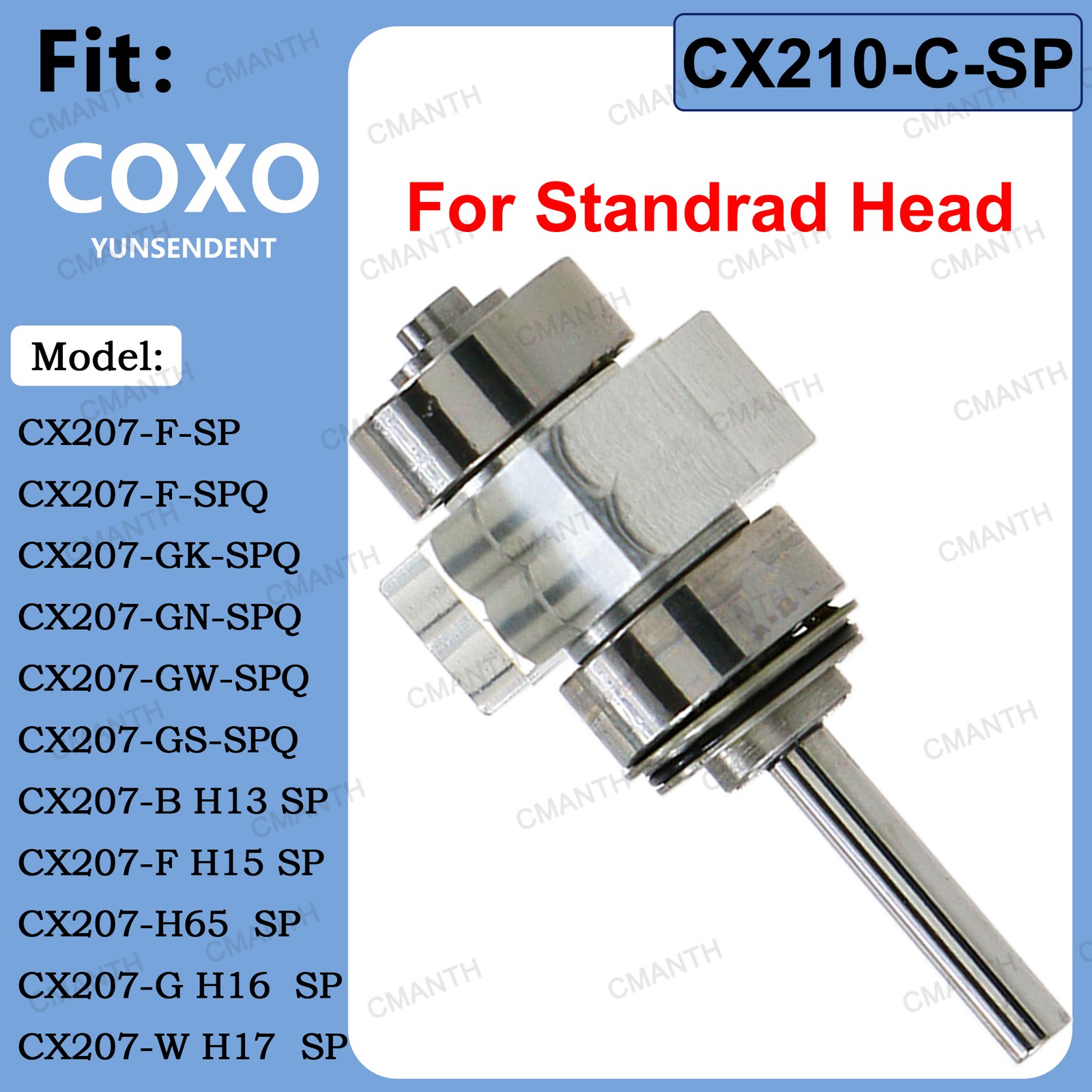 COXO Dental Fiber Optic Turbine High Speed Handpiece For KAVO MULTIflex Coupler