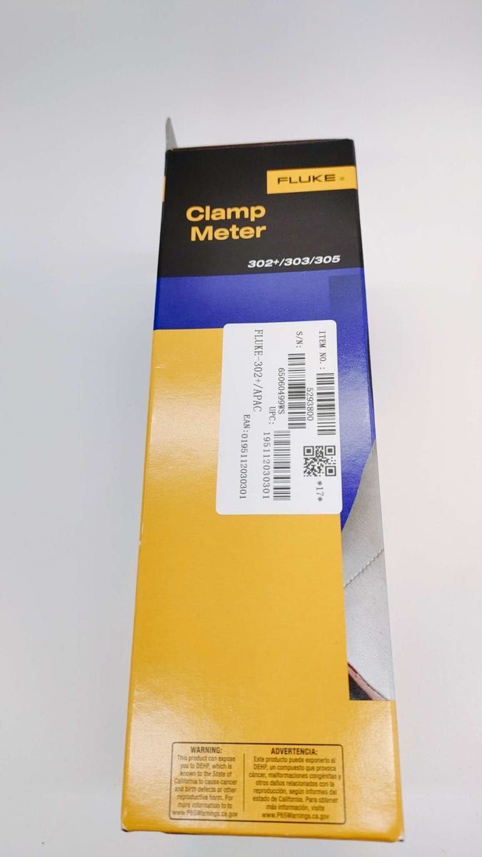 Fluke 302 + Clamp Meter Tester Average Type Digital Ammeter NEW
