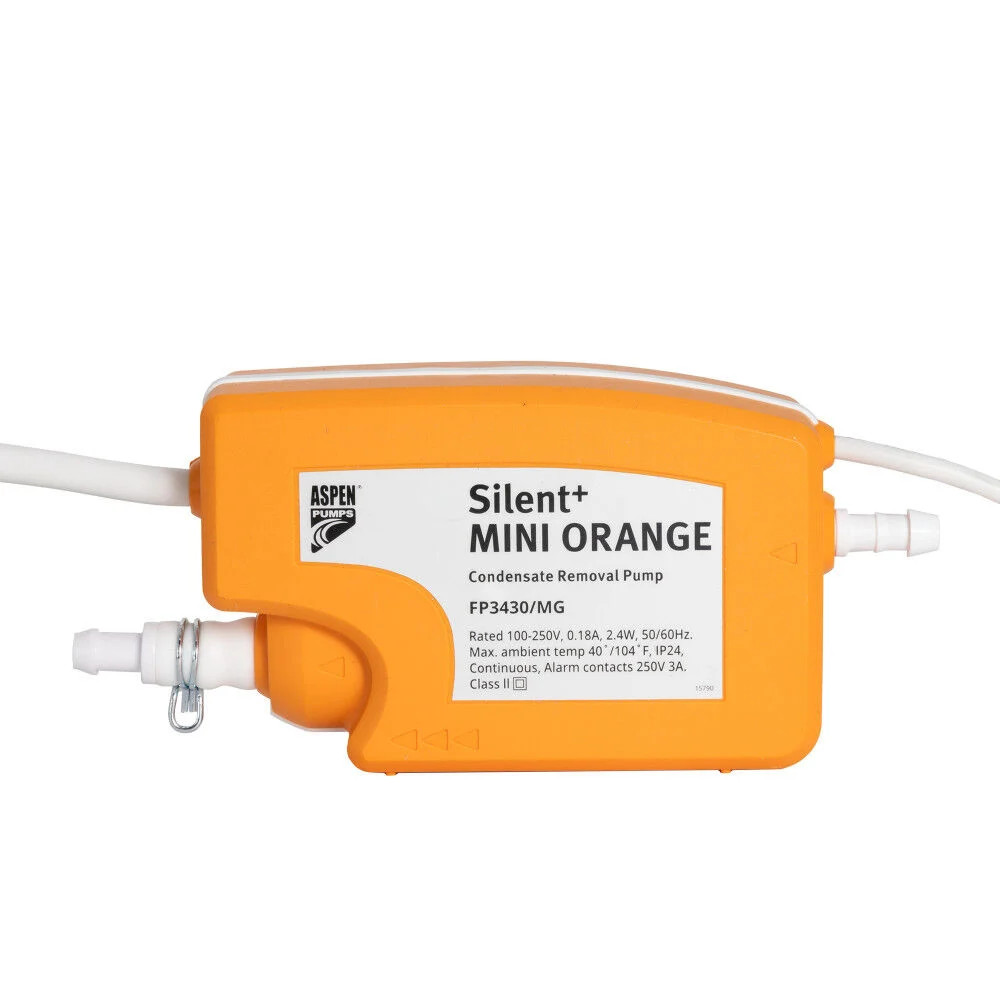 Malco Products Silent+ Mini Orange Gen 5 Aspen Condensate Pump