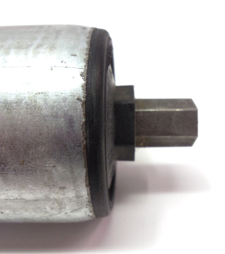 UNKNOWN BRAND CONVEYOR ROLLER REPLACEMENT, 17 1/8″ L, 1 7/8″ OD, 7/16″ SHANK