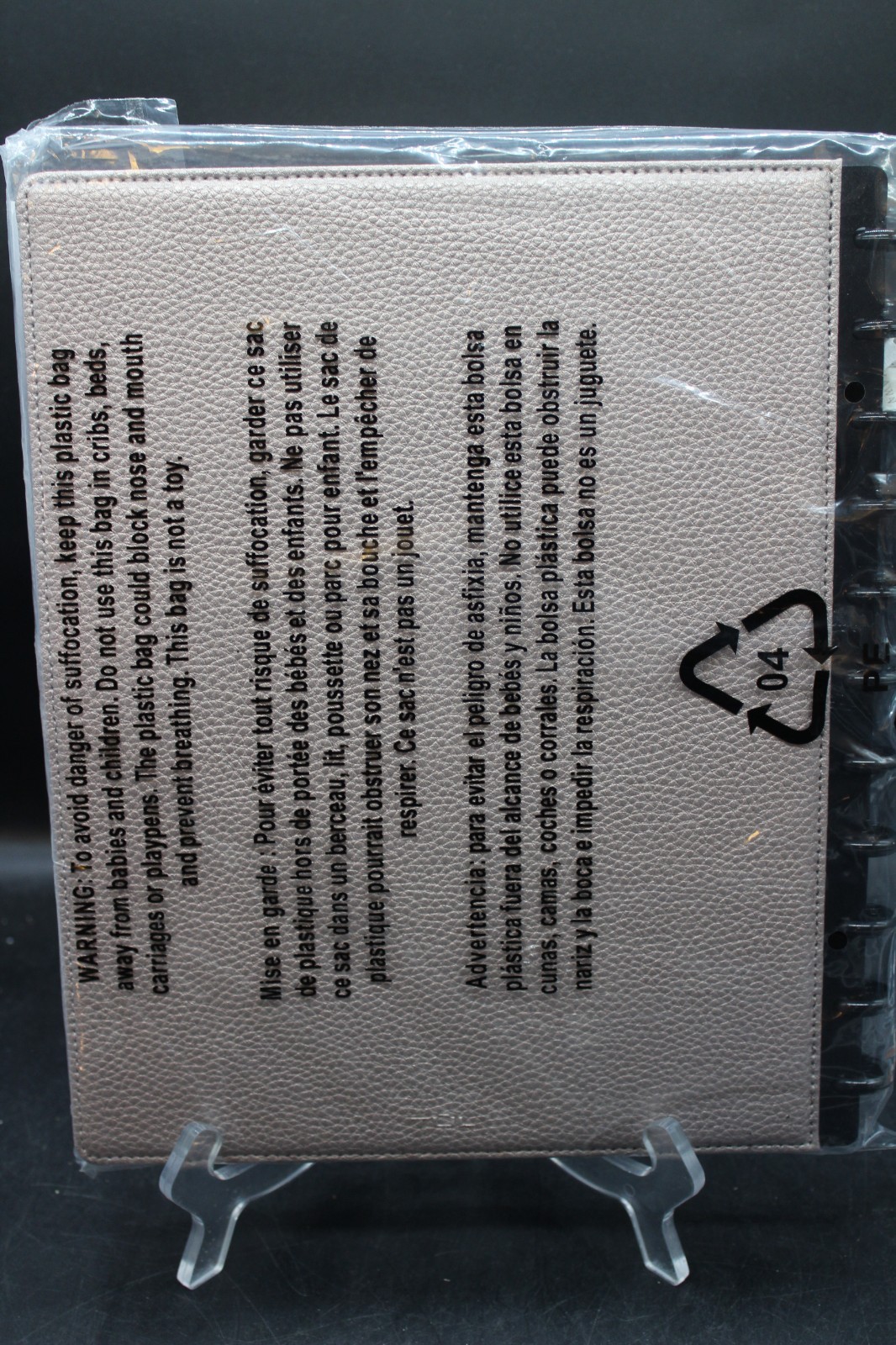 TUL Discbound Notebook | Vegan Leather | Letter Size | 60 Sheets | Cannoli Cream
