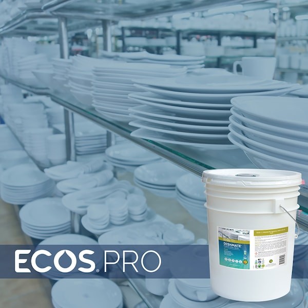 Ecos Pl9720/05 Manual Dishwashing Liquid, 5 Gal., Pear