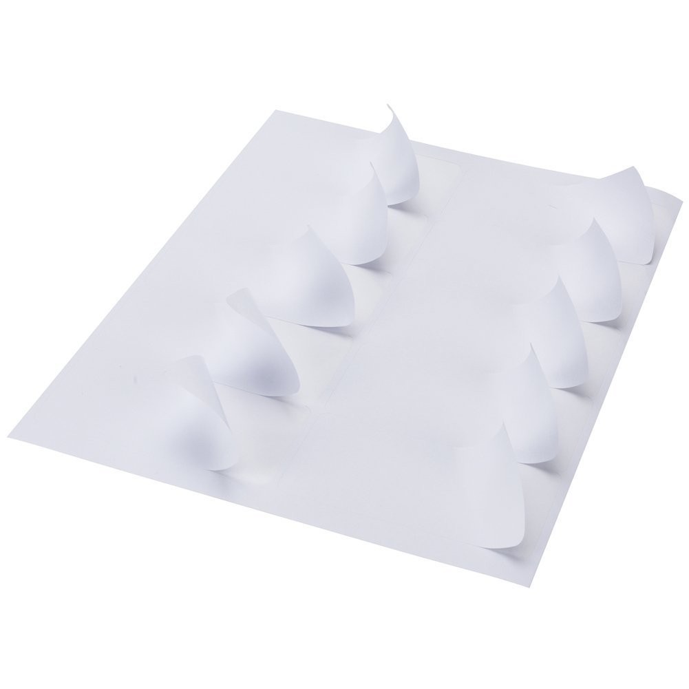 1000 2″ x 4″ White Self Adhesive Mailing Postage Shipping Labels 10 Up 100 Sheet