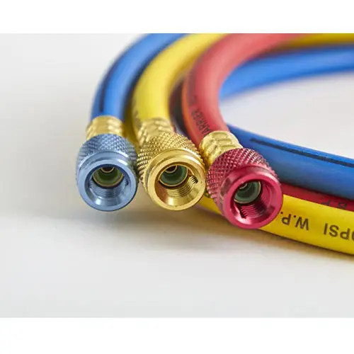 CPS Products HP5NG 3-Pack 5′ Premium Charging Hoses w/ SafeMate Valves