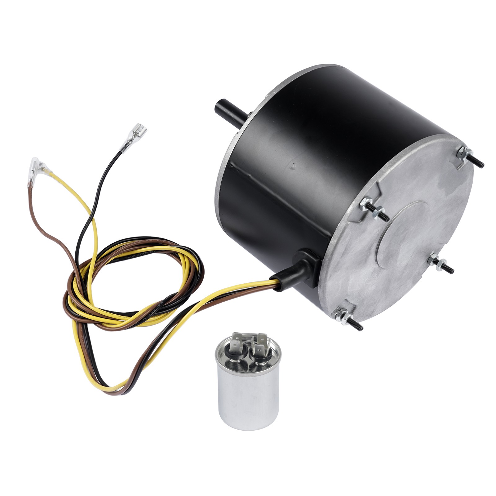 1/5 HP 208/230V Fan Motor 1100RPM Iron Black Replacement for GE Genteq HB38GR219