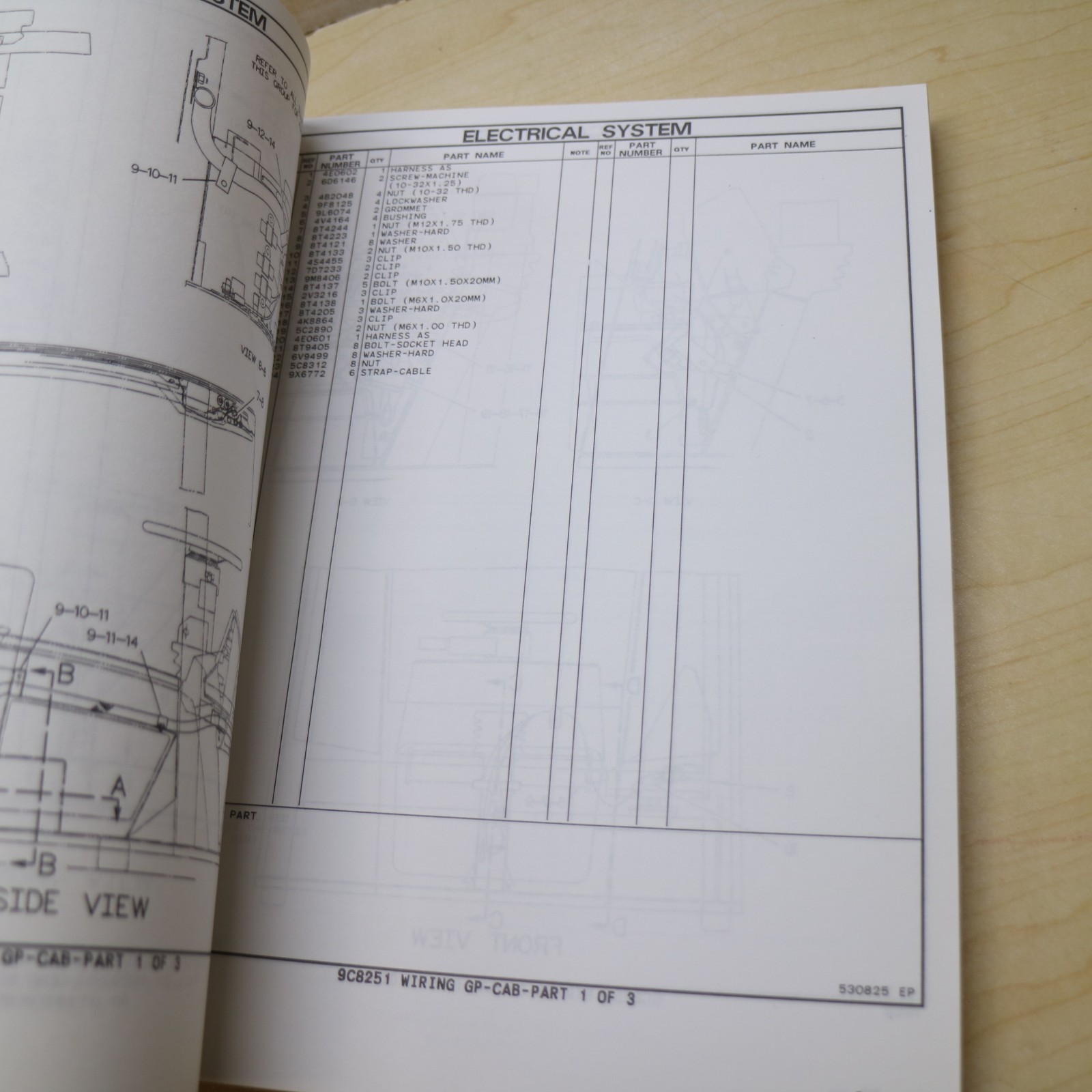 CAT Caterpillar IT28F Wheel Loader Toolcarrier Parts Manual Book 3CL SERIES LIST