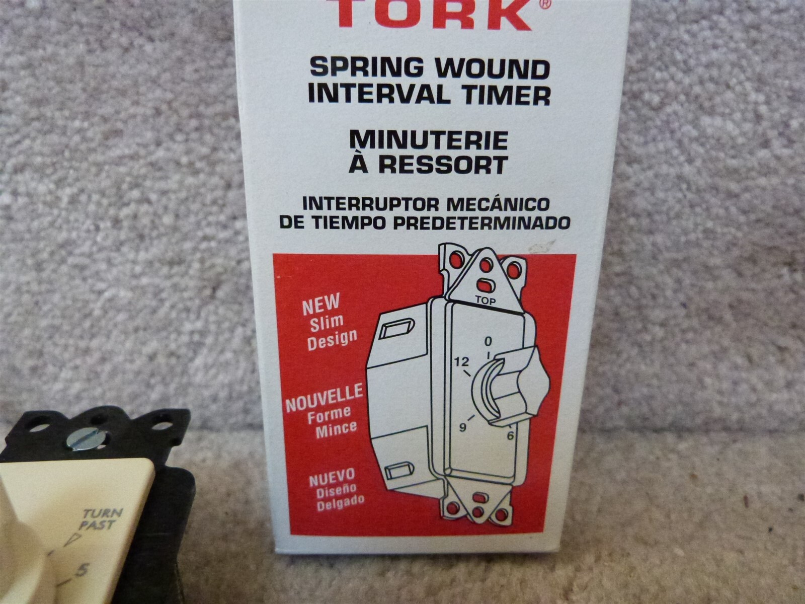 NEW TORK In-Wall Spring Wound Interval Timer A530M 0-30 MIN IVORY