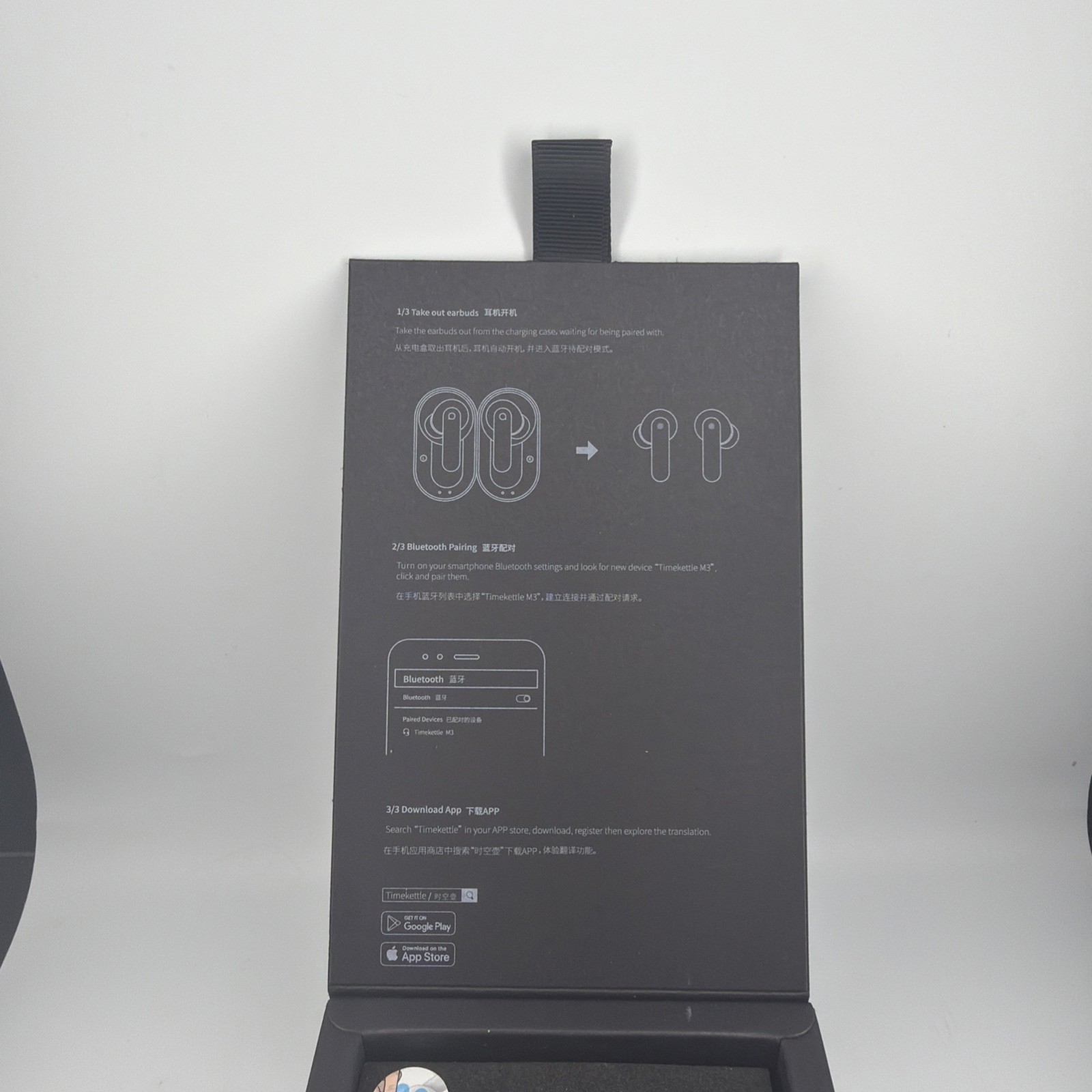 Timekettle M3 Language Translator Earbuds Headphones Two-Way Device 40 Languages