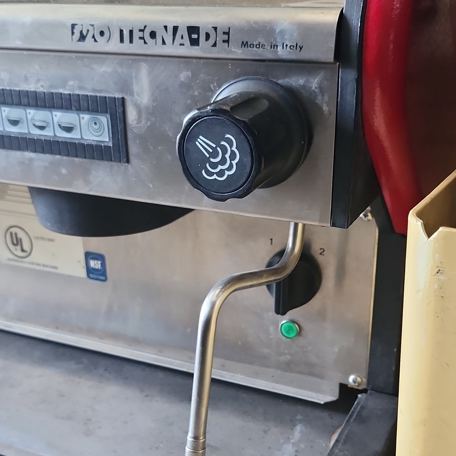 Rancilio Tecna DE 220V 3800W Semi-Auto Espresso Machine Steam Wand