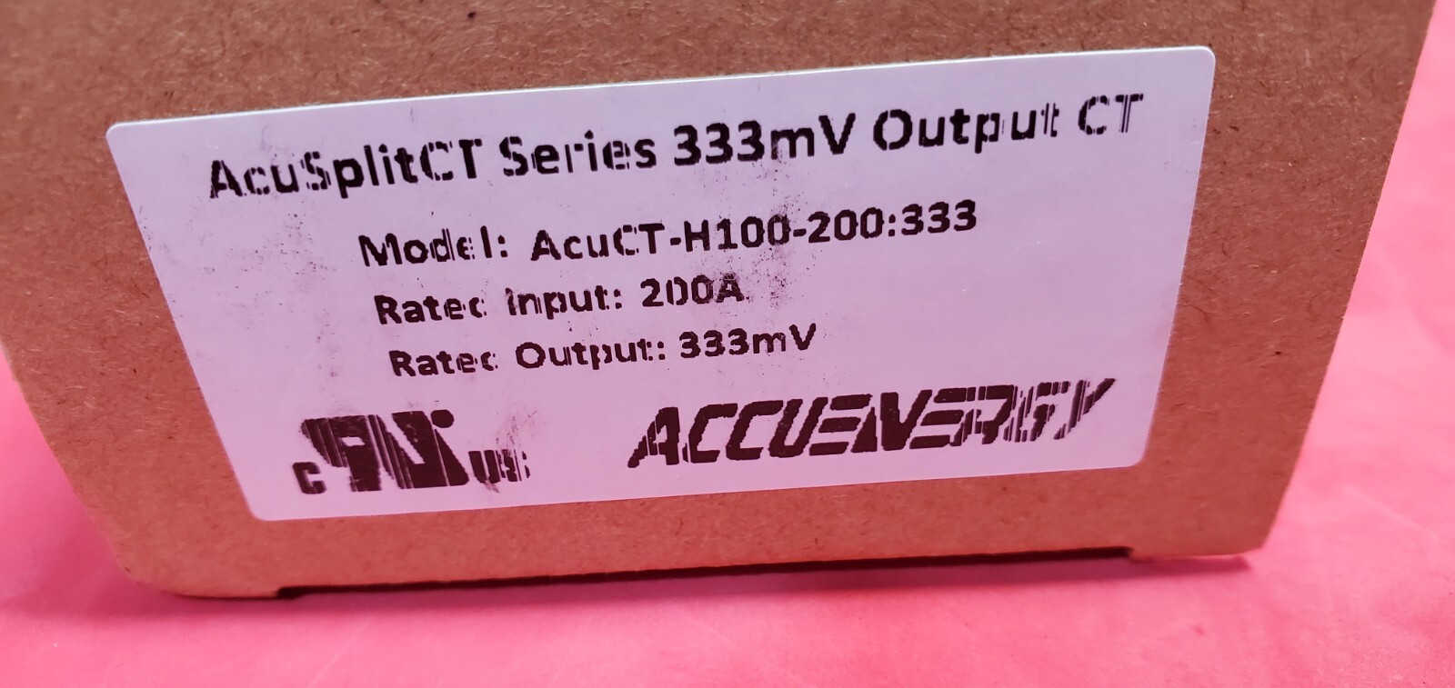 Accuenergy AcuSplitCT Split Core TRansformer AcuCT-H100-200:333