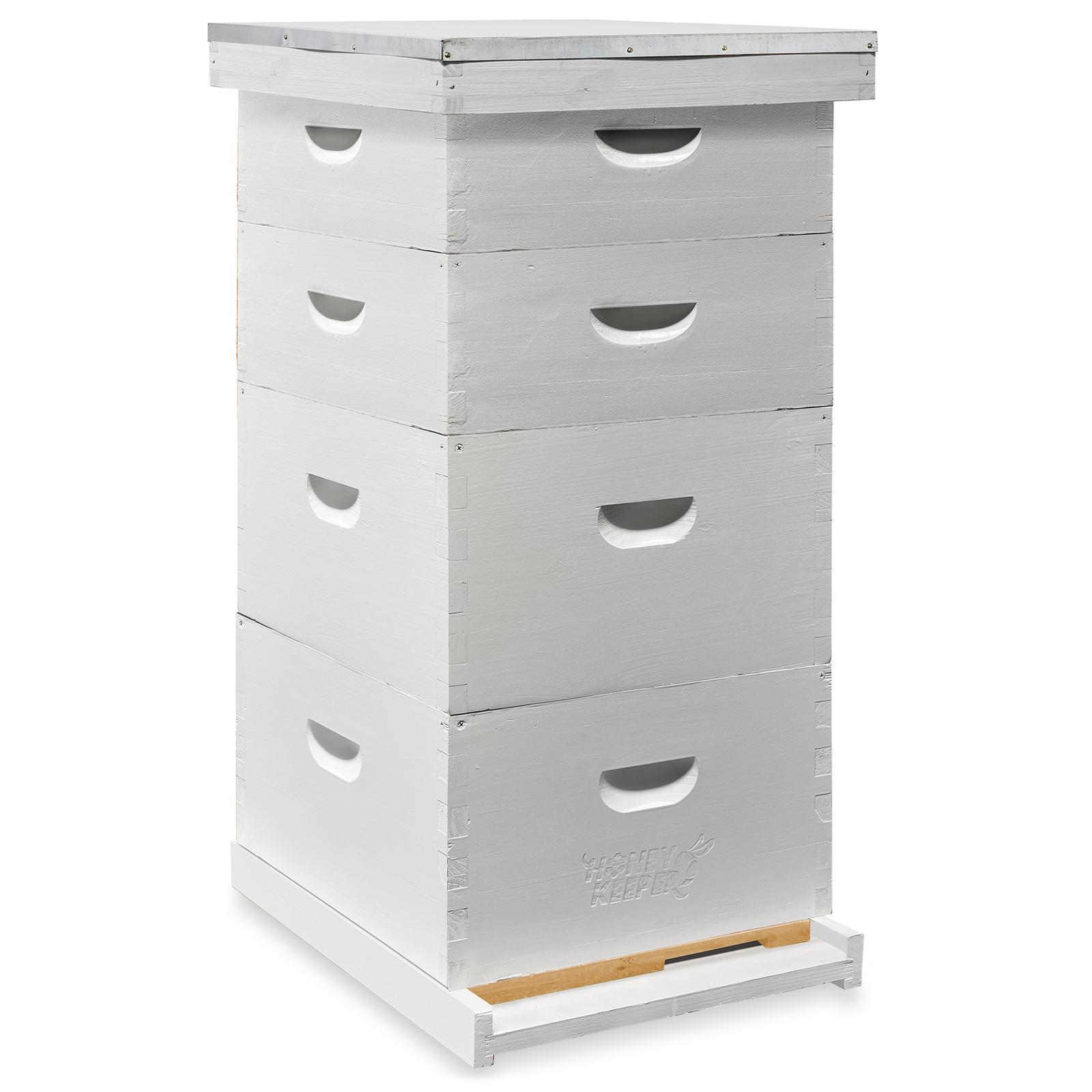 Beehive Kit Fully Assembled and Painted – 10 Frame Kit, 2 Deep, 2 Medium Supers