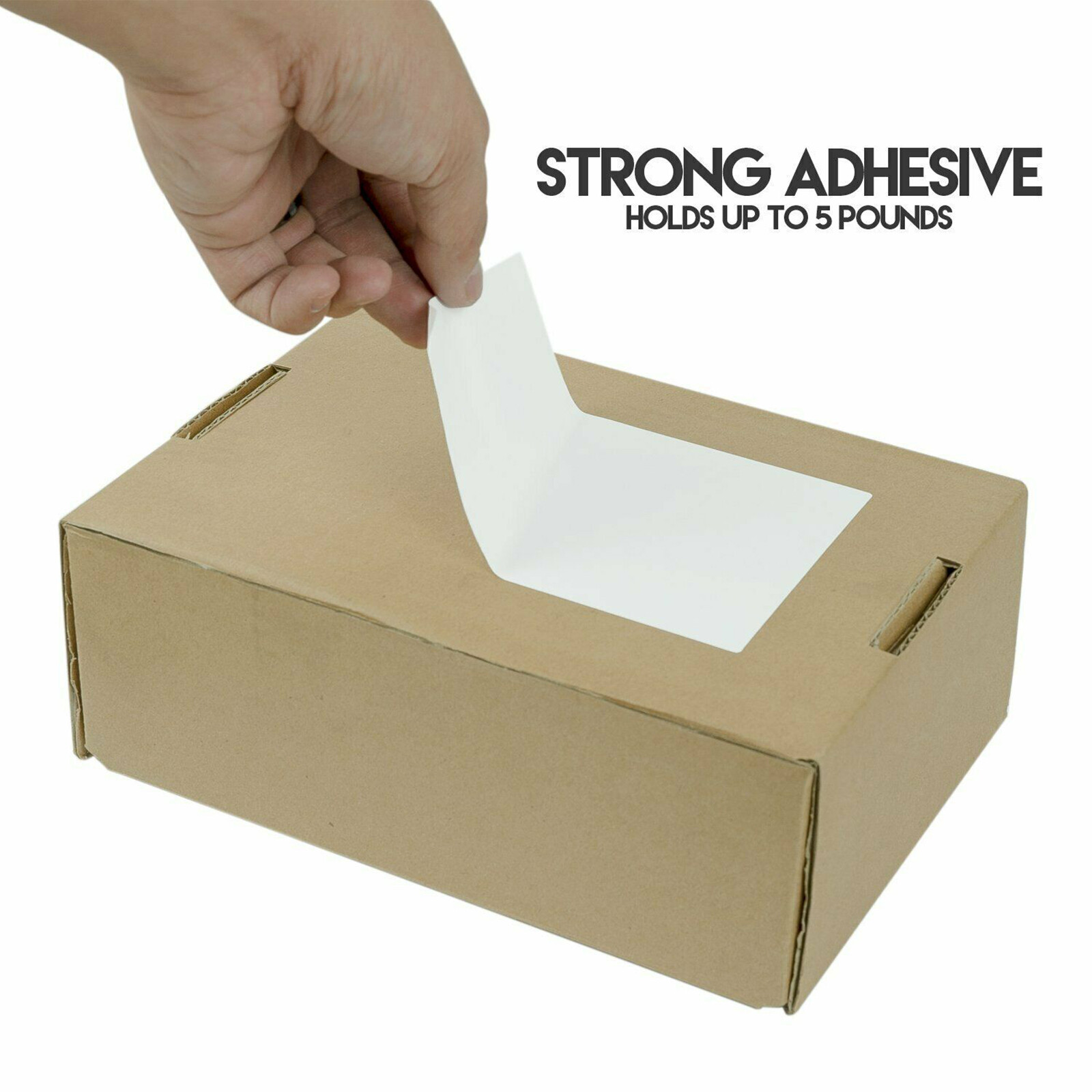 50-2000 Shipping Labels 8.5″ x 5.5″ Half Sheets Self Adhesive Blank 2 Per Sheet