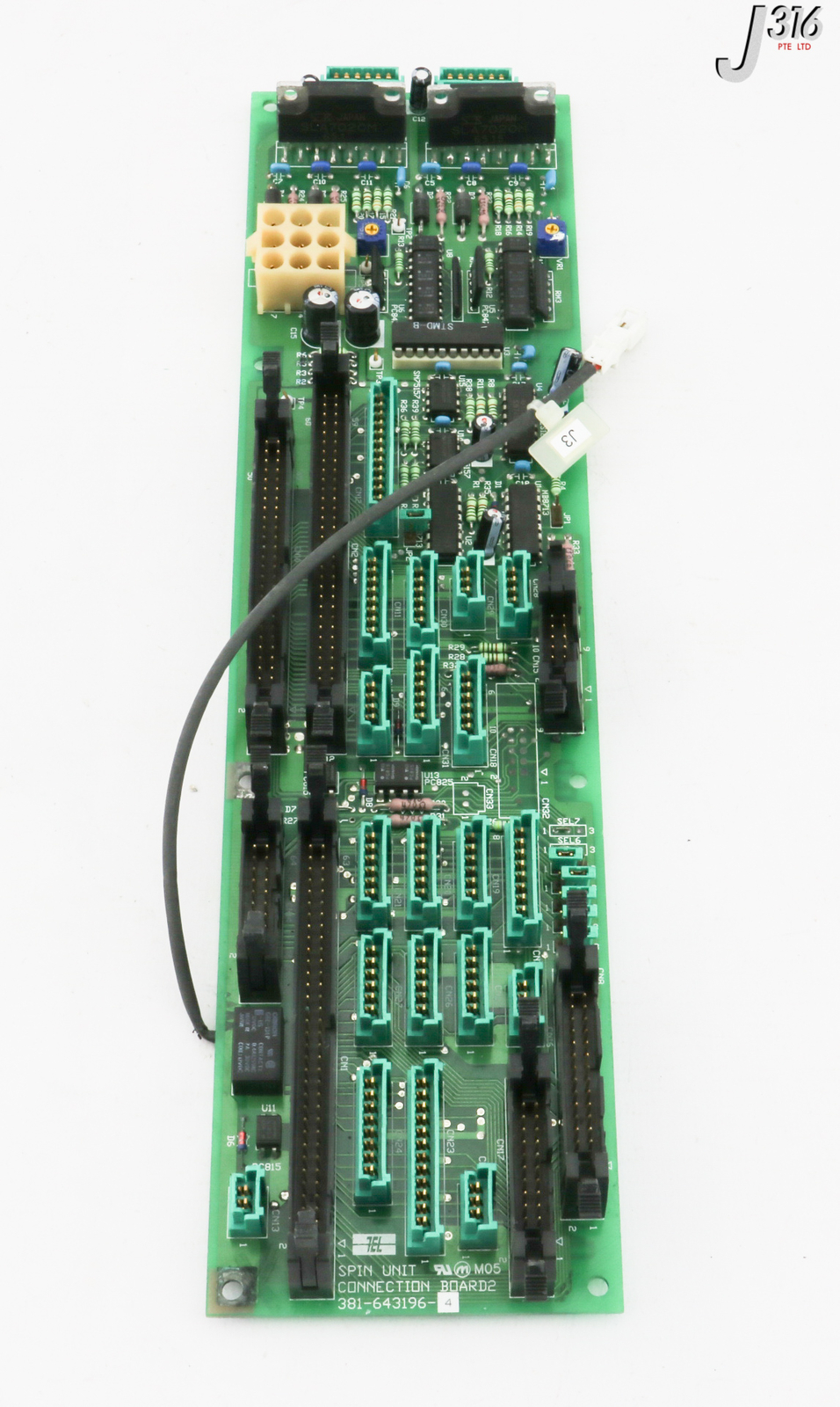 33006 TOKYO ELECTRON PCB, SPIN UNIT CONNECTION BOARD2 381-643196-4