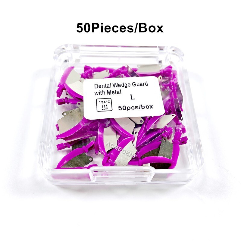 50Pcs Dental Tooth Prep Interproximal Diastema Wedge Guard Matrix Fender Wedges