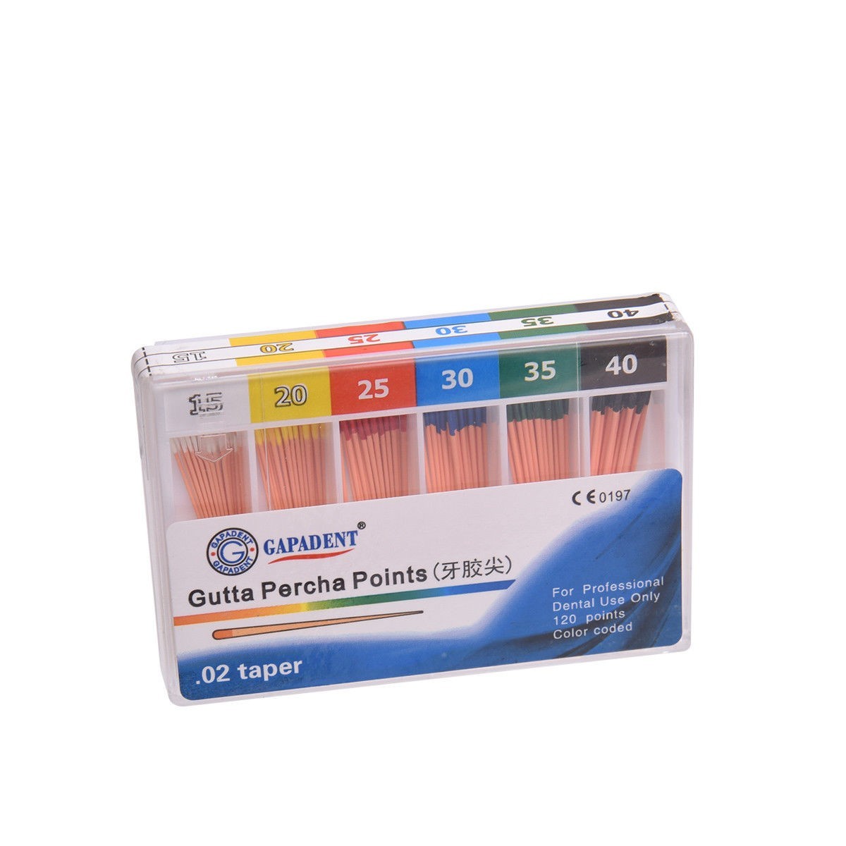 Dental Endodontic Endo 0.02/0.04/0.06 Root Canal Absorbent Paper Points 15#-40#