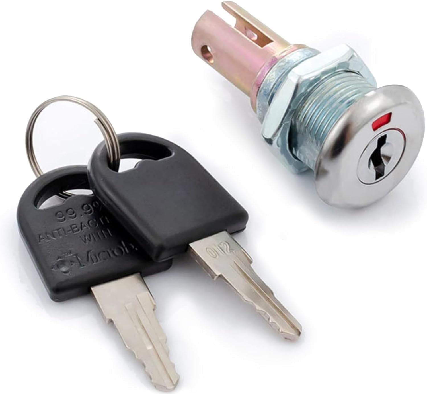 Labriciyon Tool Box Lock Sturdy Zinc Alloy Universal Cabinet Locks Silver