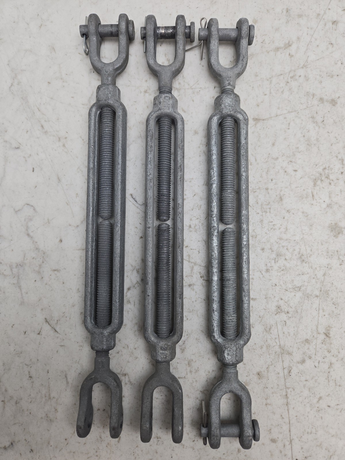 Mixed Lot of 7 Turnbuckles 6″ x 3/8 New And Used See Pictures For Details