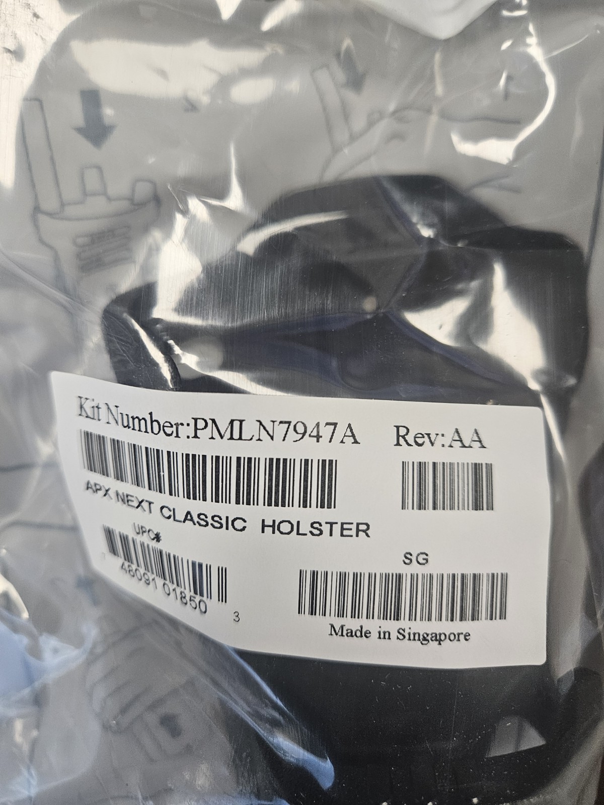 Motorola Solutions PMLN7947A Apx Next Classic Holster No belt clip