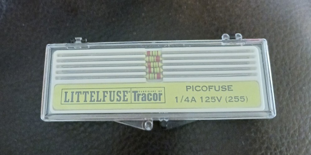 Lot of 1 Box Littlefuse Micro 1/4A (0.250) 255 series 125V – 5pcs SHIPs FREE